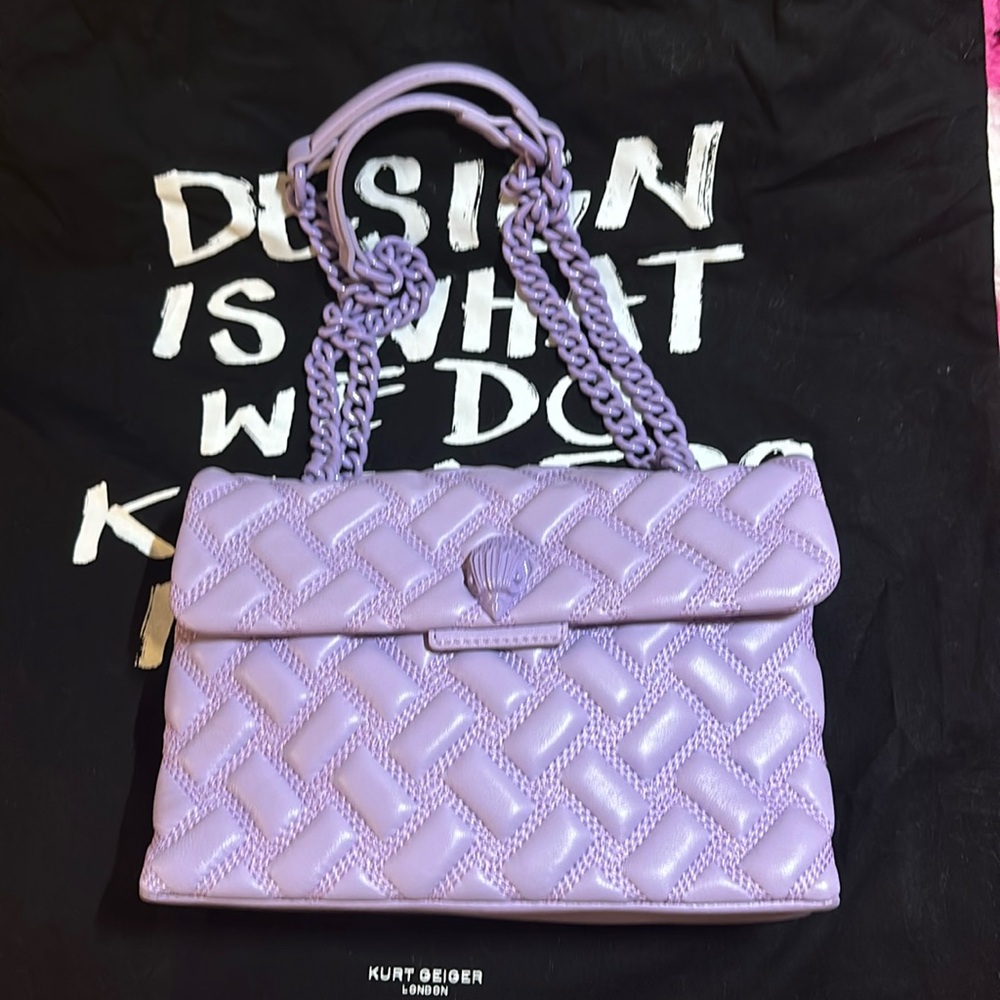 NWOT KURT GEIGER PURPLE 🌈DRENCH KENSINGTON CROSSBODY BAG
